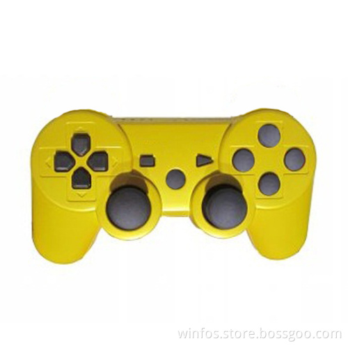 Winfos, Joypad---Gold Wireless Controller for PS3, Bluetooth Wireless Daul Shock Controller for PS3 Playstation 3